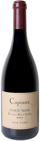 Capiaux Cellars Old Vine Pinot Noir bottle shot