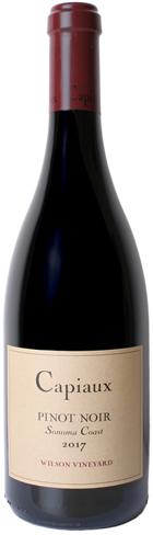 Capiaux Cellars Wilson Vineyard Pinot Noir bottle shot