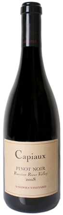 widdoes vineyard pinot noir bottle shot